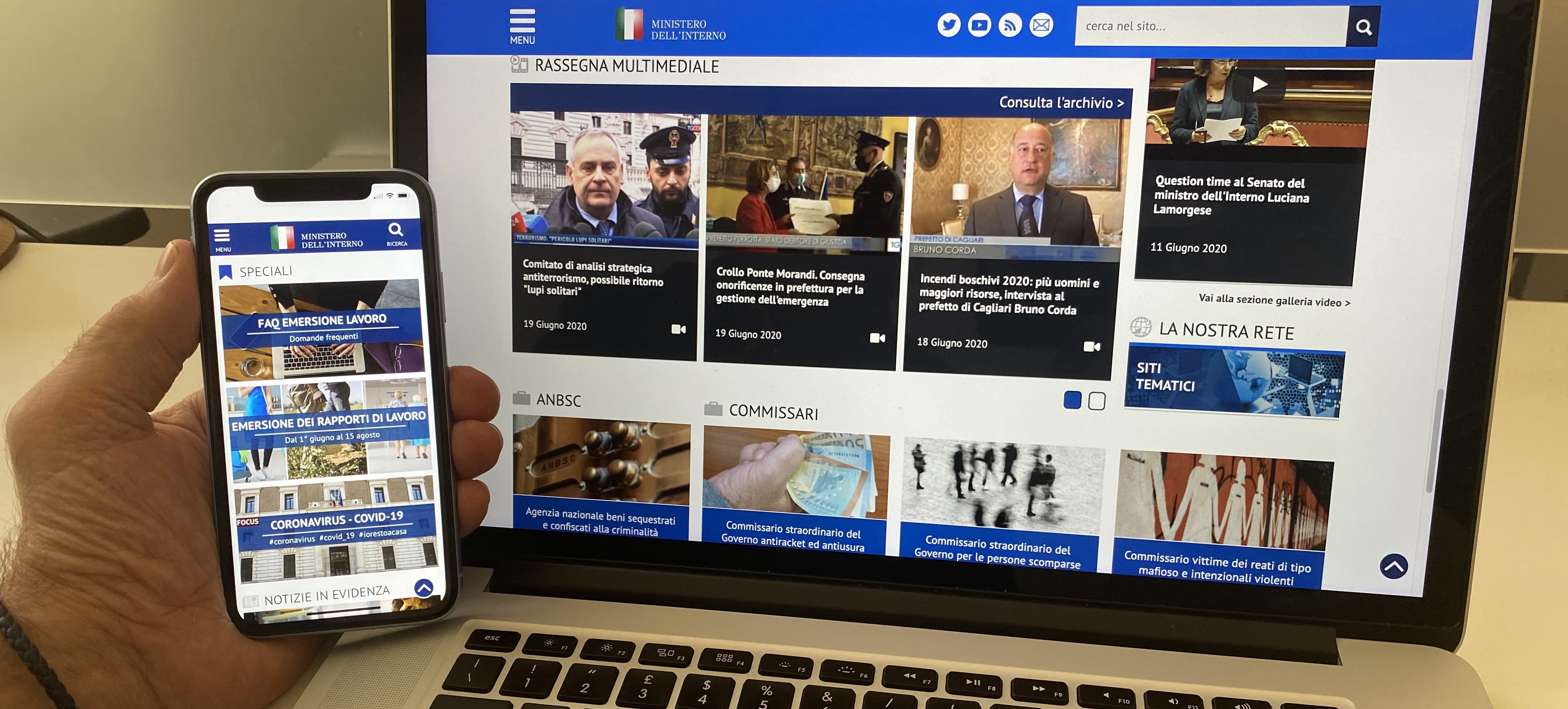 Sito Ministero dell'Interno